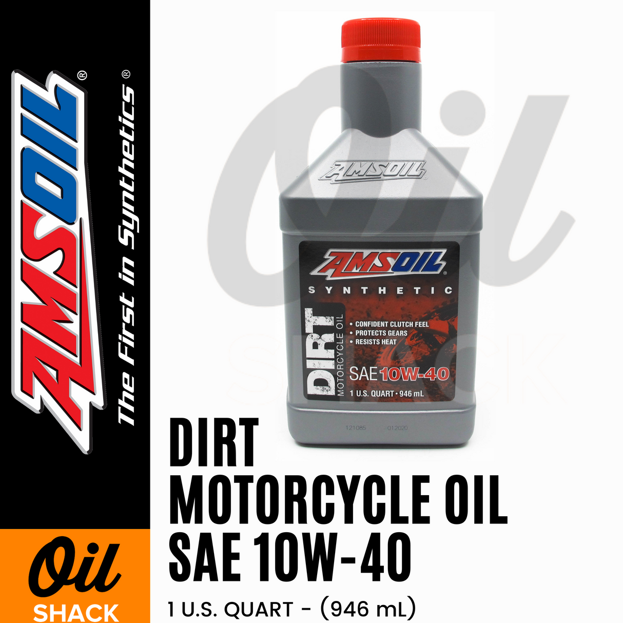 AMSOIL 10W40 DIRT BIKE ENGINE OIL FULLY SYNTHETIC (1 QUART)