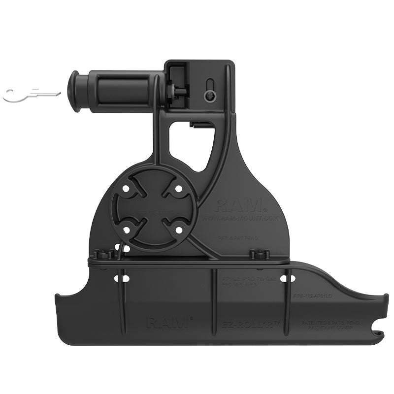 RAM MOUNTS | RAM-HOL-AP31KLU | EZ-Roll'r™ Keyed Locking Holder for iPad 7th-9th Gen & Air 3