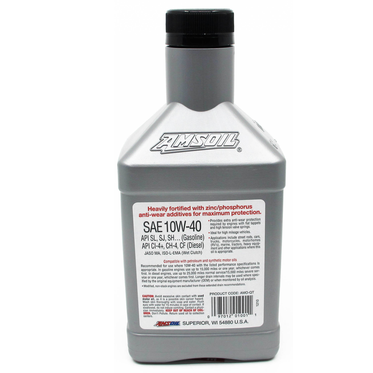 AMSOIL Premium Protection 10W-40 Fully Synthetic Engine Oil