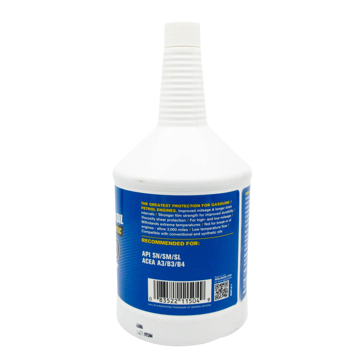 RED LINE 15W50 MOTOR OIL (1 QUART)