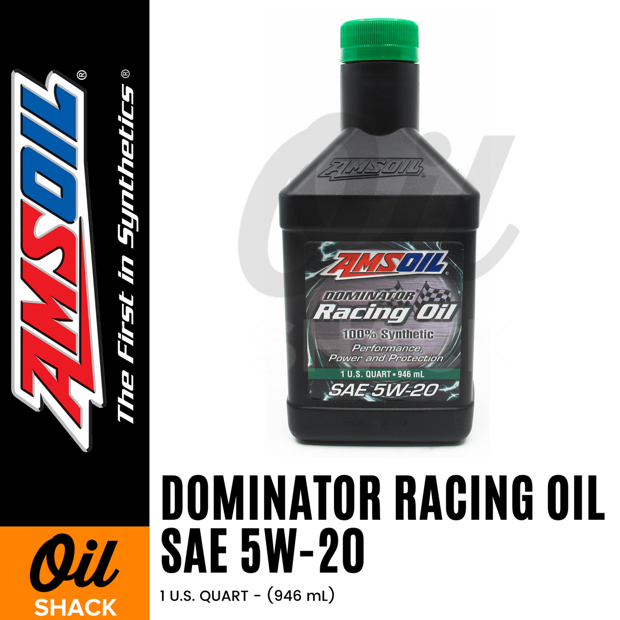 AMSOIL 5W20 DOMINATOR ENGINE OIL FULLY SYNTHETIC (1 QUART)