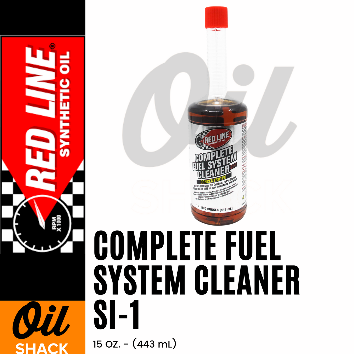 RED LINE SI-1 COMPLETE FUEL SYSTEM CLEANER 15 OZ