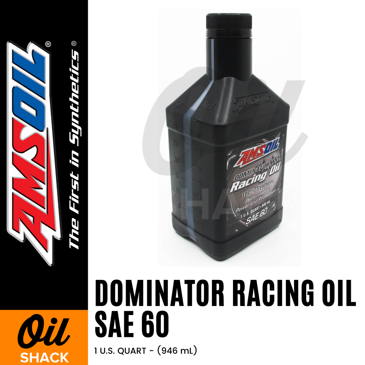 AMSOIL SAE 60 DOMINATOR ENGINE OIL FULLY SYNTHETIC (1 QUART)