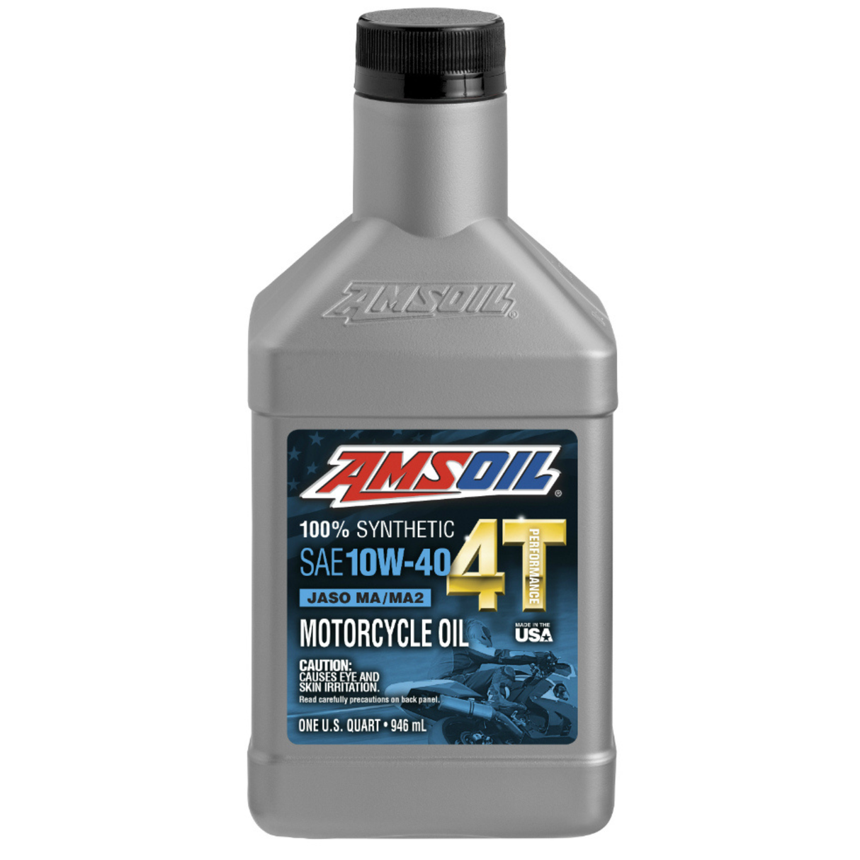 AMSOIL 10W-40 4T Performance Fully Synthetic Engine Oil (MC4)