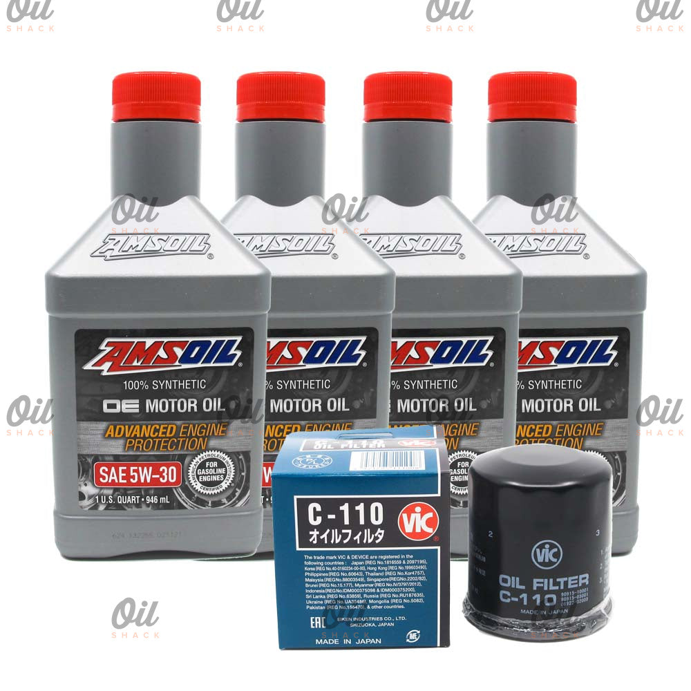 AMSOIL | 5w30 Toyota Oil Change Bundle for Avanza, Altis, Vios, Wigo, Echo, Rush