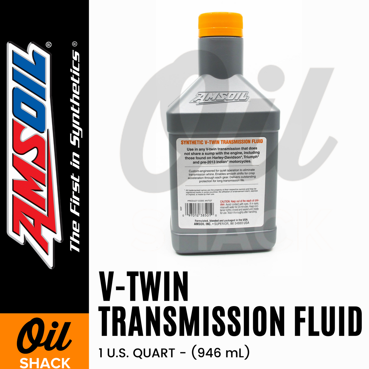 AMSOIL TRANSMISSION FLUID V-TWIN FULLY SYNTHETIC (1 QUART)
