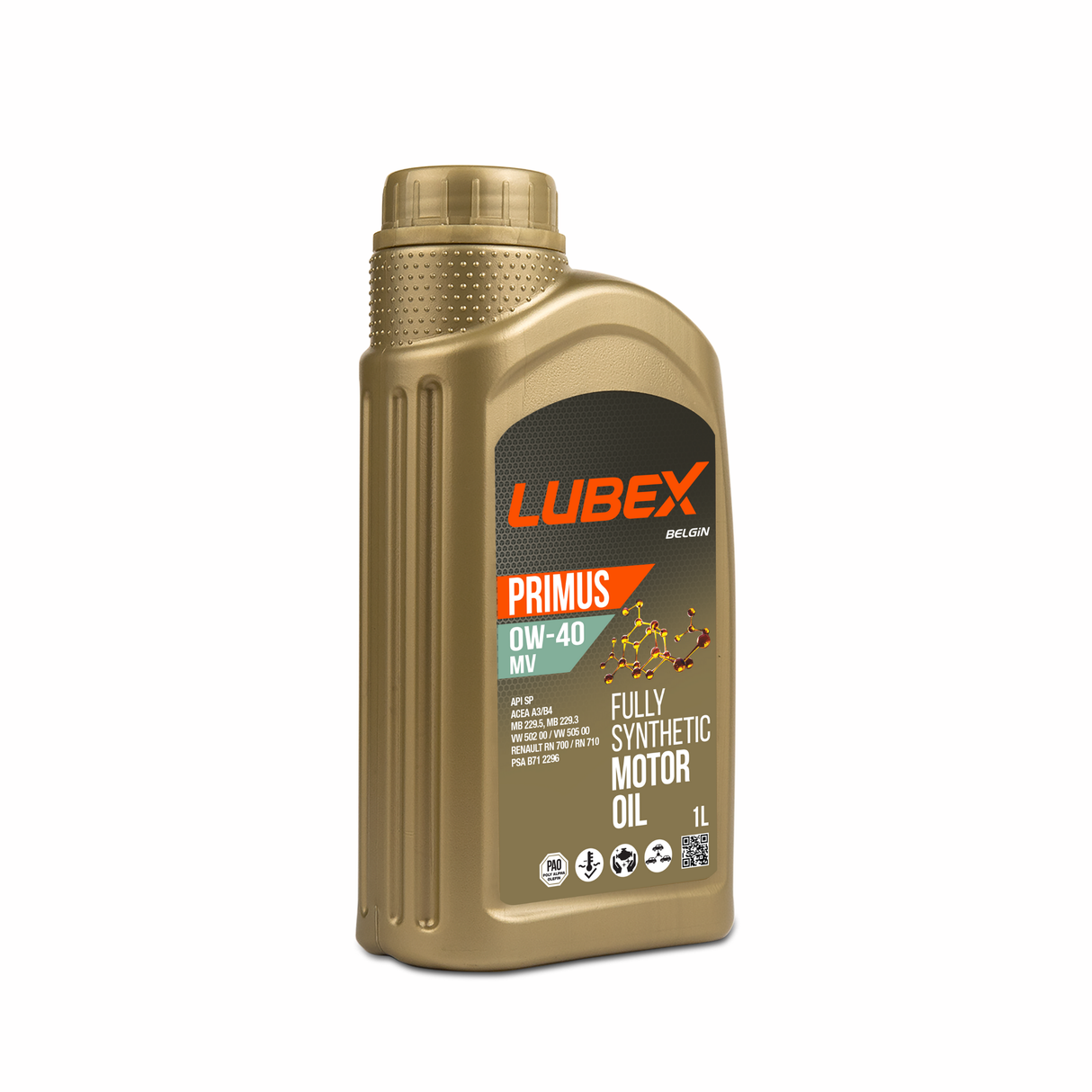 LUBEX | PRIMUS MV 0W-40 | FULLY SYNTHETIC MOTOR OIL