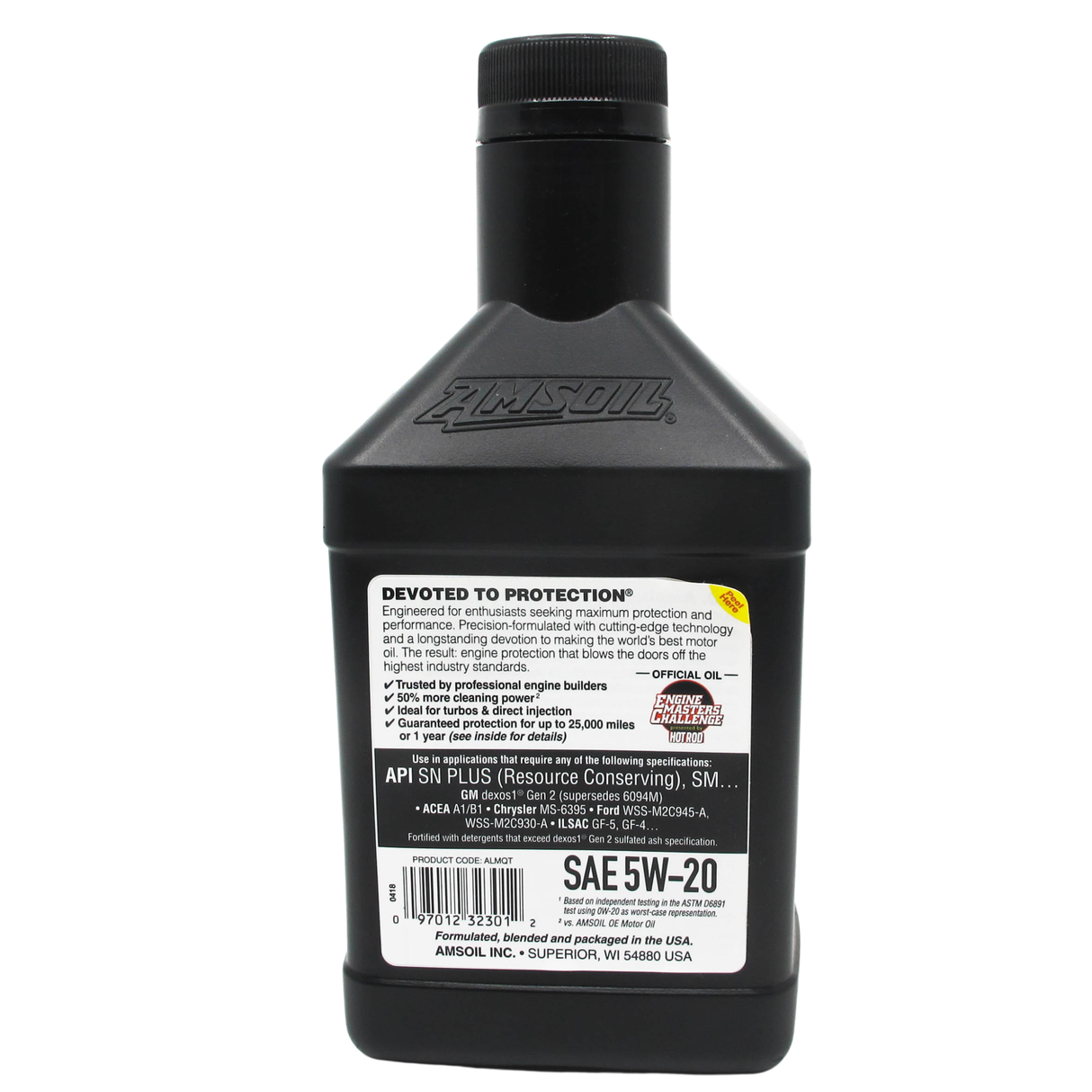 AMSOIL Signature Series 5W-20 Fully Synthetic Engine Oil (ALM)