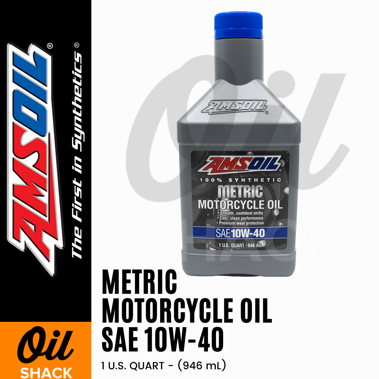 AMSOIL 10W40 METRIC ENGINE OIL FULLY SYNTHETIC (1 QUART)