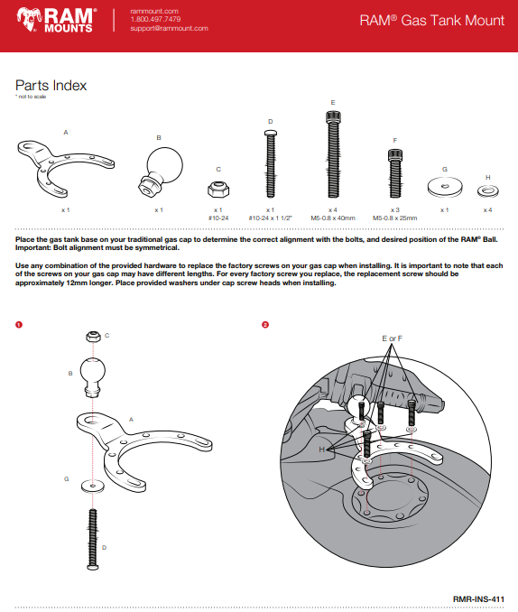 RAM MOUNTS | RAM-B-411U