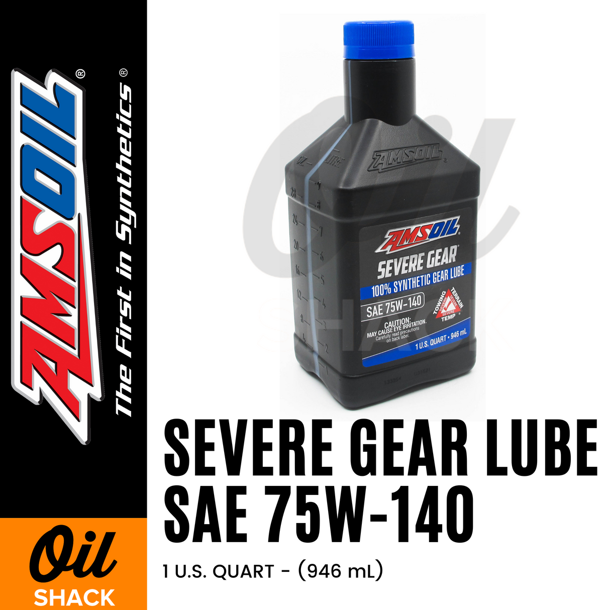 AMSOIL 75W140 SEVERE GEAR LUBE FULLY (1 QUART)