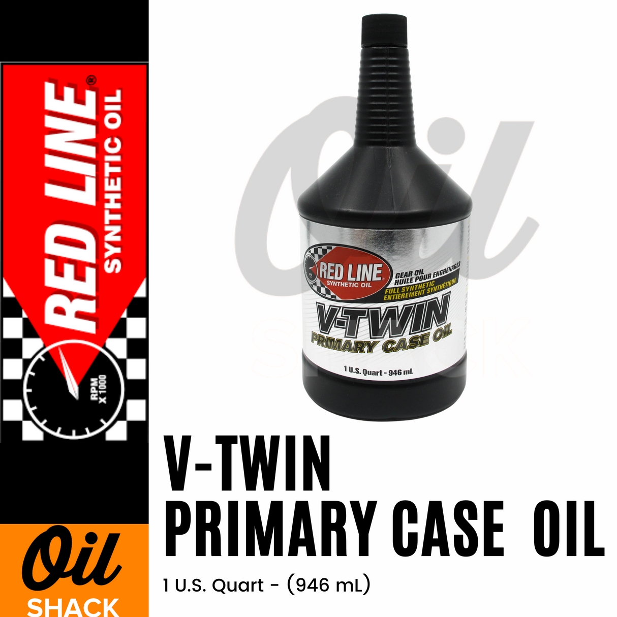 RED LINE V-TWIN PRIMARY CASE OIL (1 QUART)