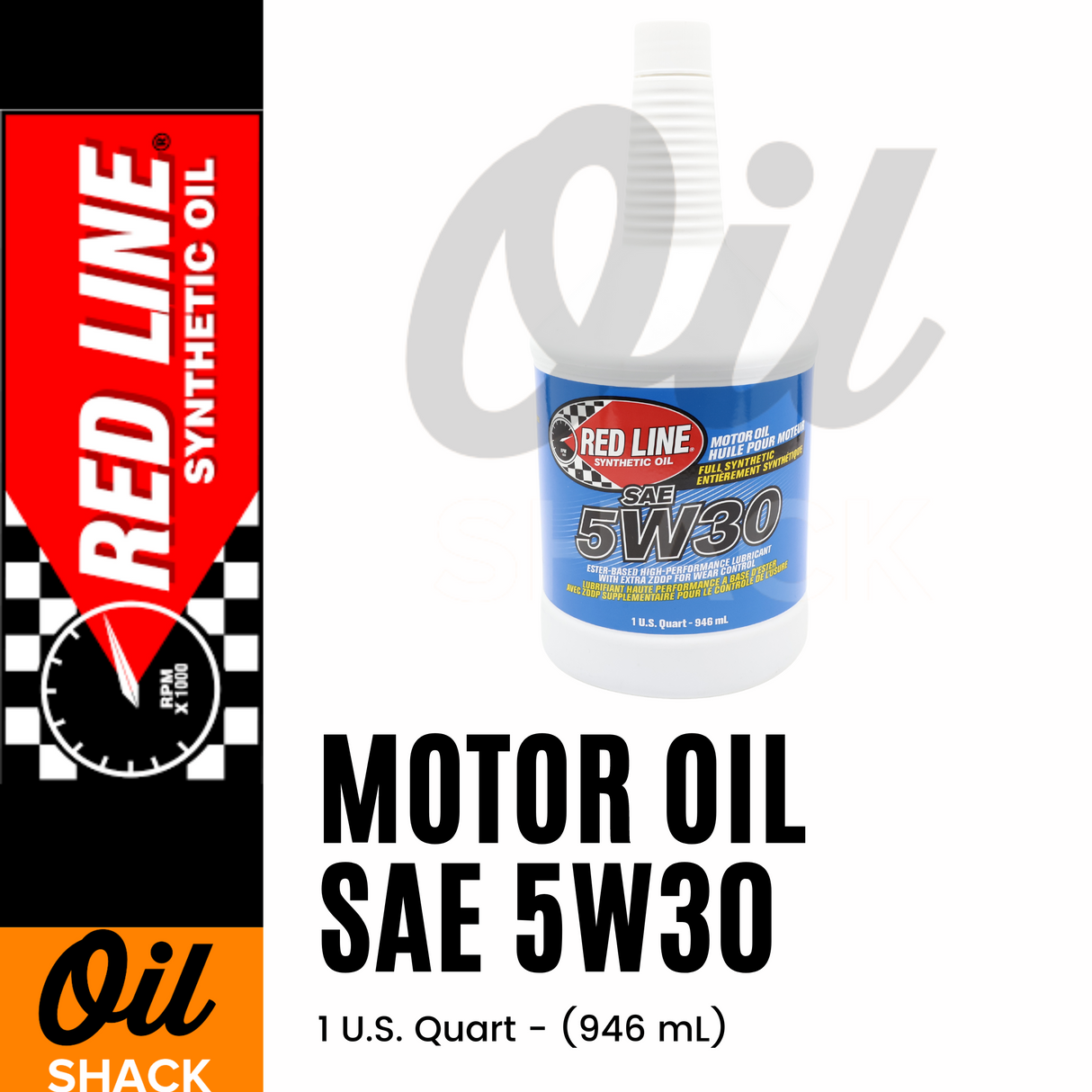 RED LINE 5W30 MOTOR OIL (1 QUART)