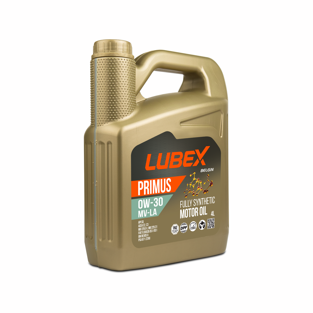 LUBEX | BOX OF 4 | PRIMUS MV-LA 0W-30 (4 LITERS)