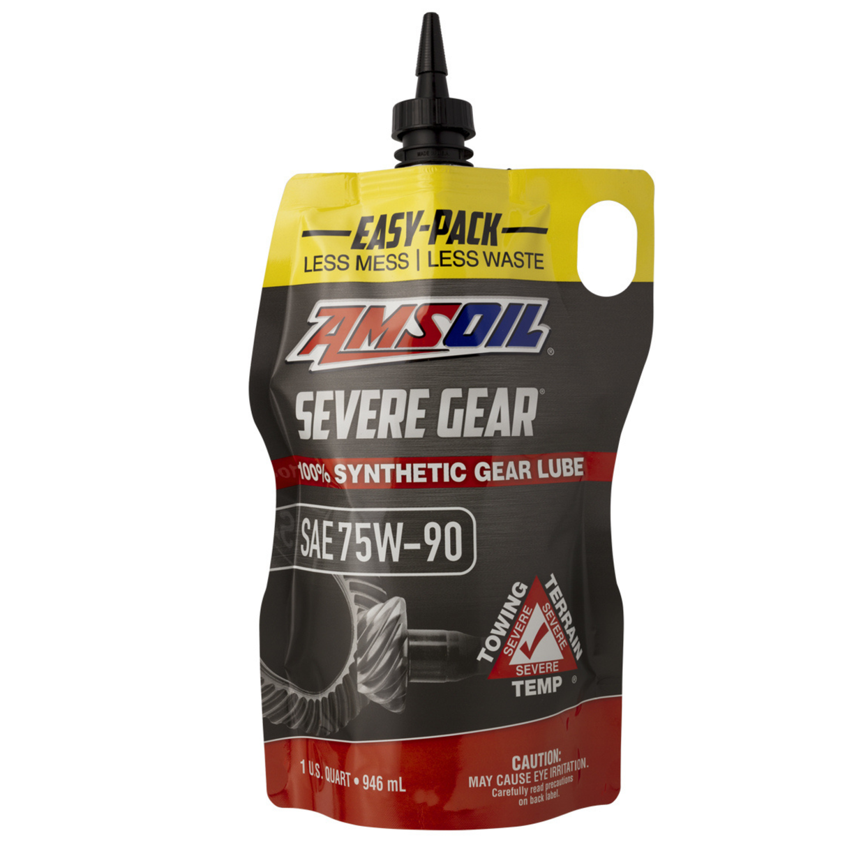AMSOIL 75W90 SEVERE GEAR LUBE FULLY SYNTHETIC (1 QUART)