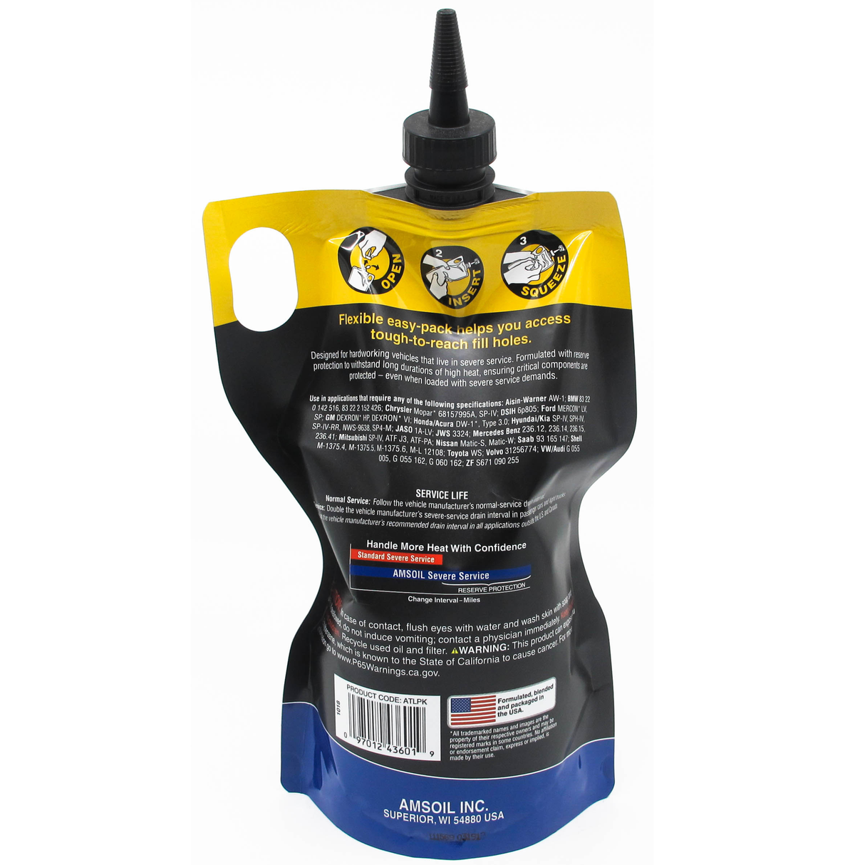 AMSOIL ATF FUEL EFFICIENT SIGNATURE SERIES FULLY SYNTHETIC (1 QUART)