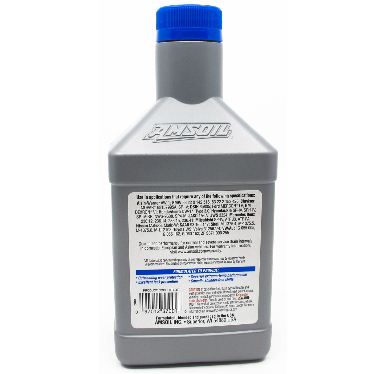 AMSOIL ATF Fuel-Efficient OE Series Fully Synthetic (OTL)
