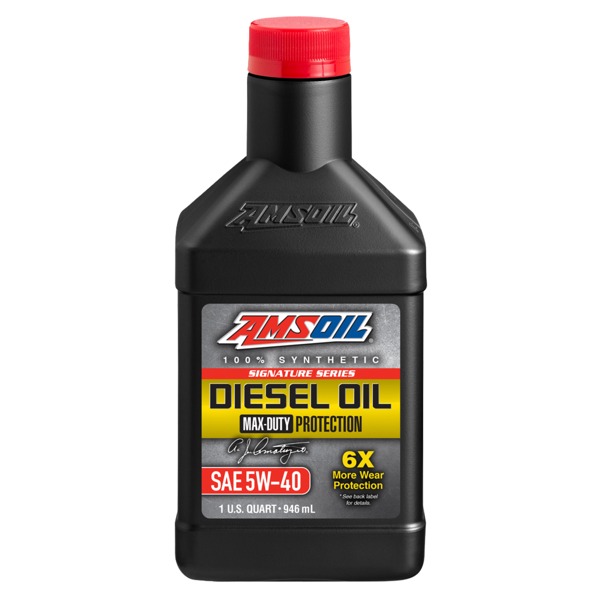 AMSOIL Signature Series Max-Duty 5W-40 Fully Synthetic Diesel Engine Oil (DEO)
