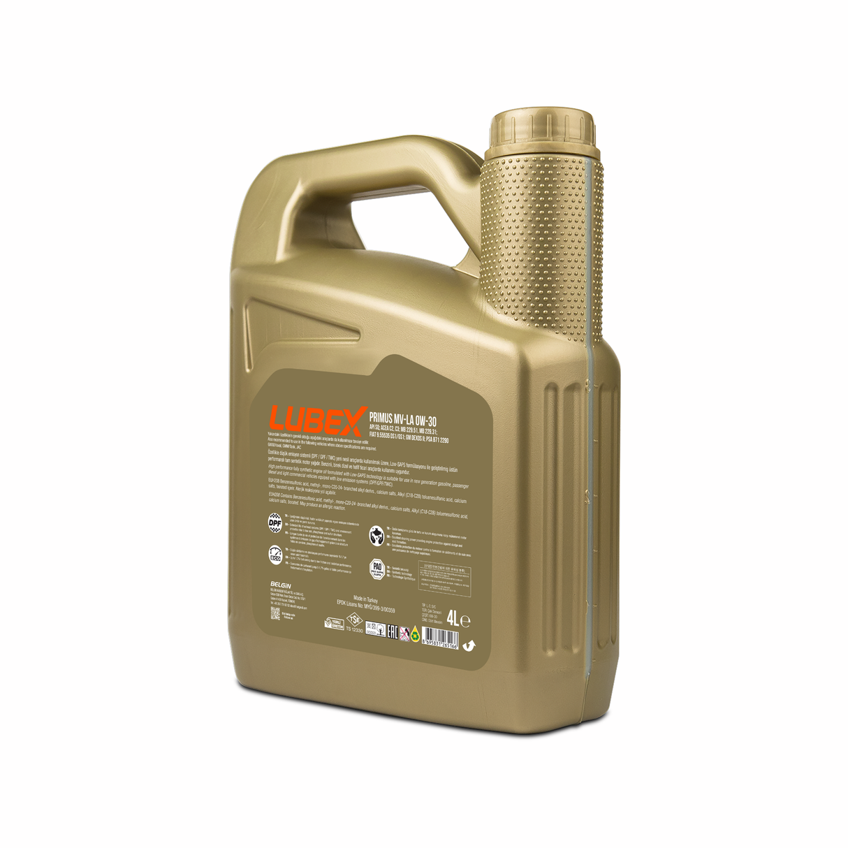 LUBEX | PRIMUS MV-LA 0W-30 | FULLY SYNTHETIC MOTOR OIL