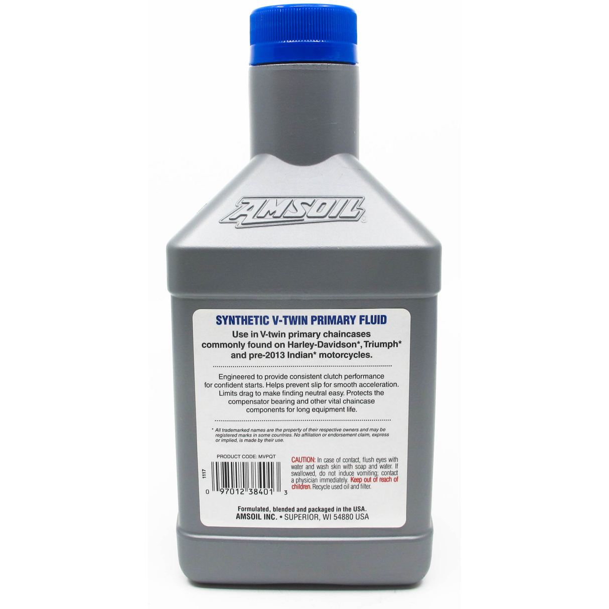 AMSOIL PRIMARY FLUID V-TWIN FULLY SYNTHETIC (1 QUART)