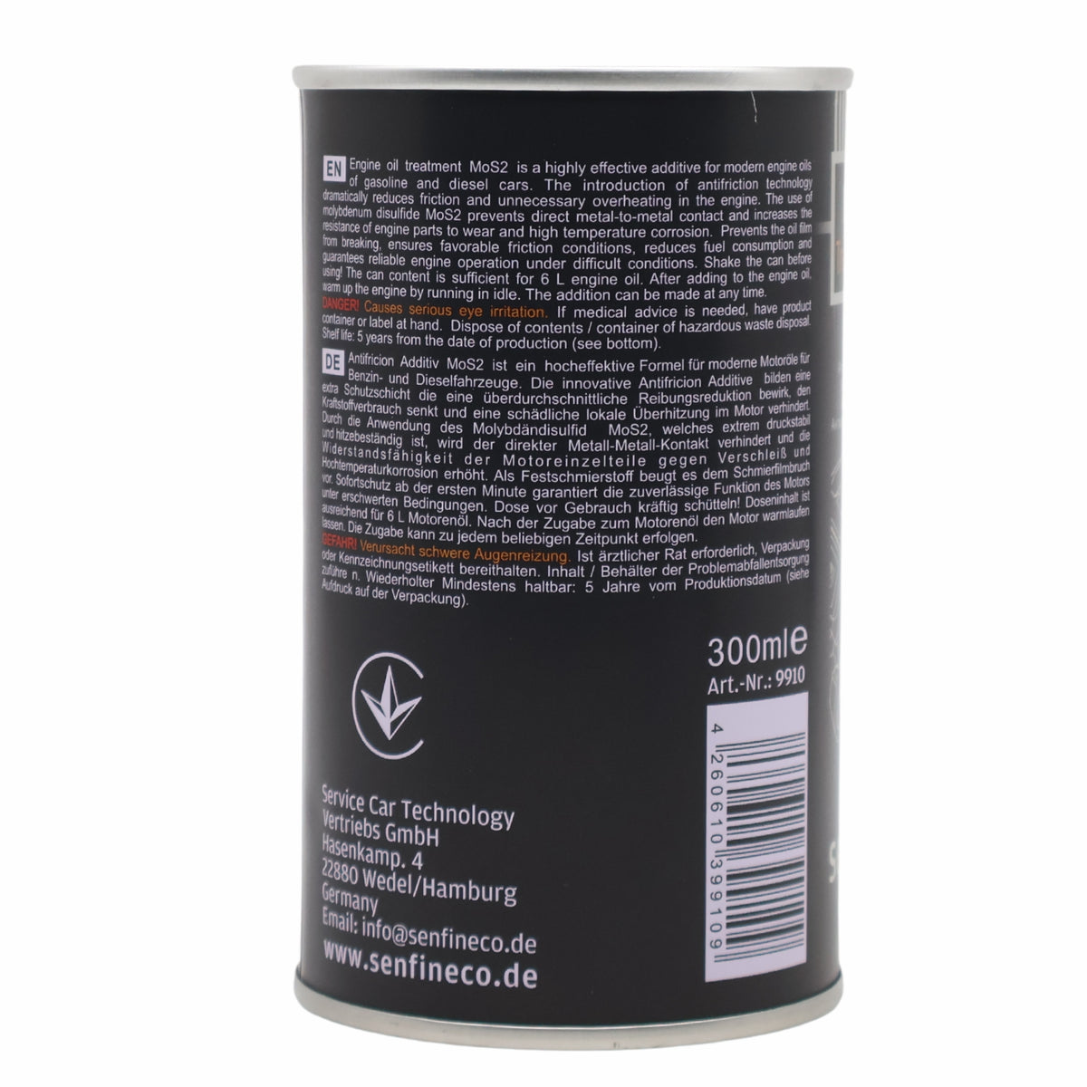 SENFINECO 9910 Engine Oil Treatment + MoS2 300ml