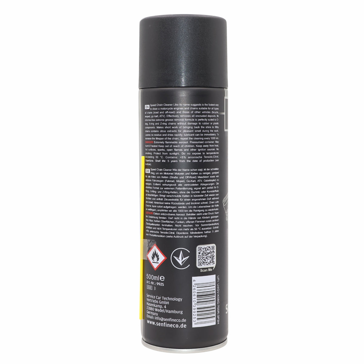 SENFINECO 9925 Speed Chain Degreaser 500ml