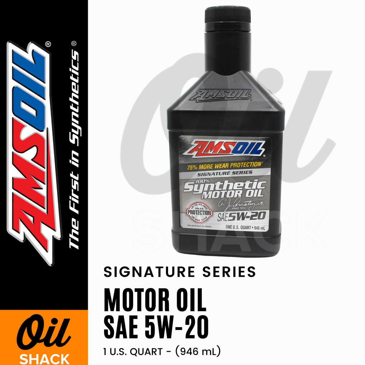 AMSOIL 5W20 SIGNATURE SERIES ENGINE OIL FULLY SYNTHETIC (1 QUART)