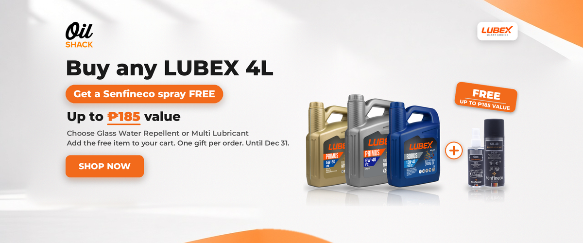 Buy a LUBEX 4L, get a FREE Senfineco spray