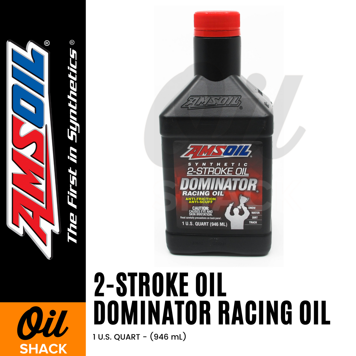 AMSOIL 2-Stroke Racing Oil Dominator Series (1 Quart)
