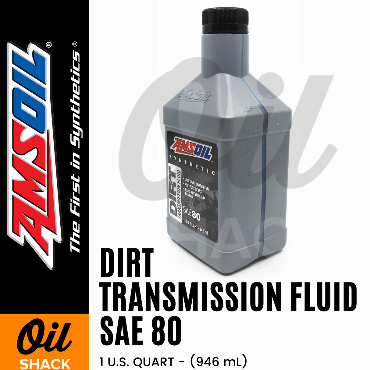 AMSOIL SAE 80 DIRT BIKE TRANSMISSION FLUID FULLY SYNTHETIC (1 QUART)