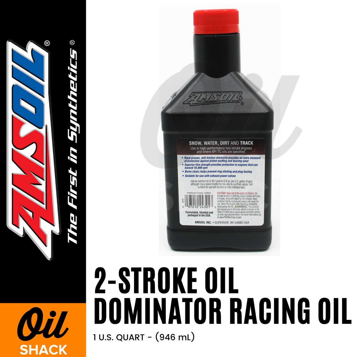 AMSOIL 2-Stroke Racing Oil Dominator Series (1 Quart)