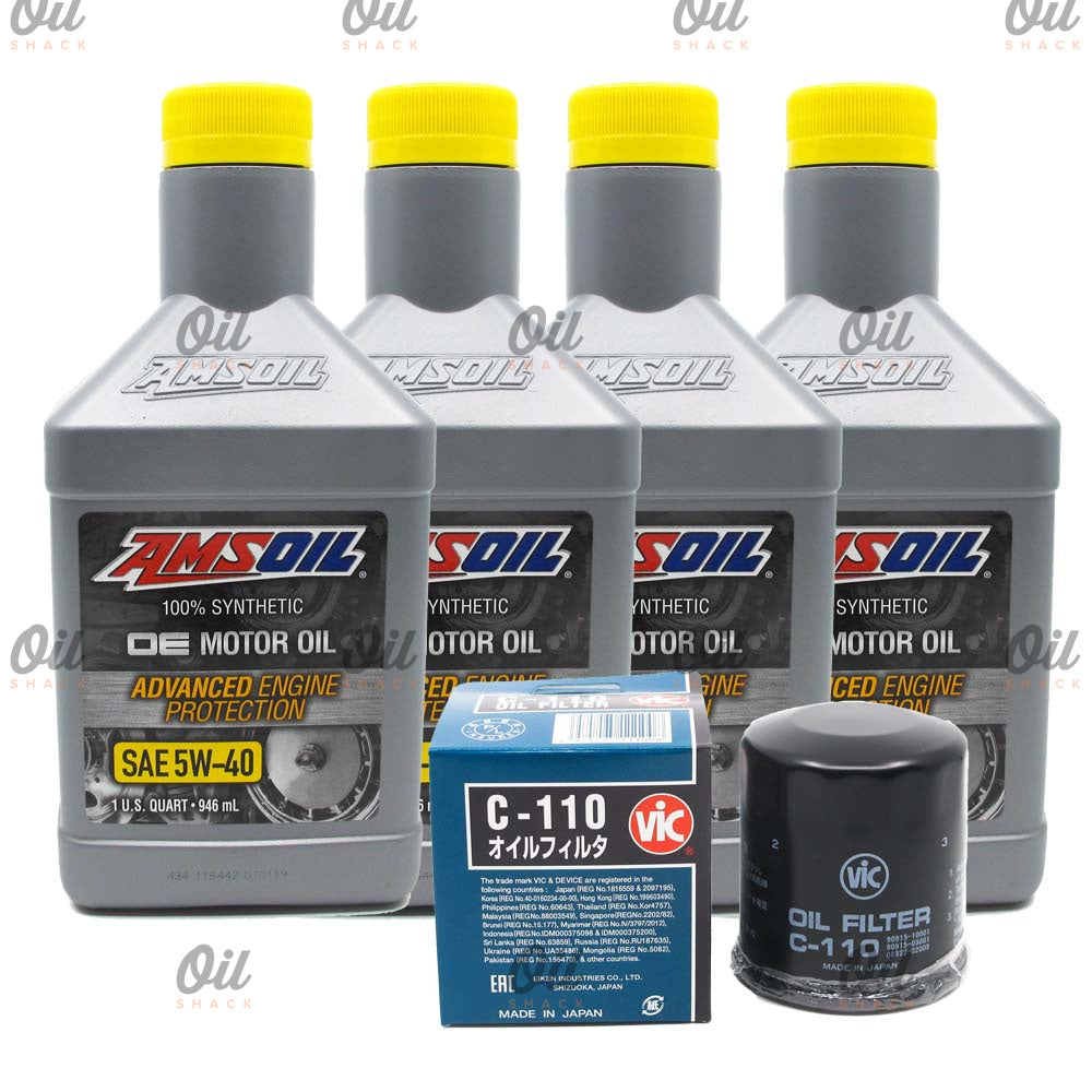 AMSOIL | 5w40 Toyota Oil Change Bundle for Avanza, Altis, Vios, Wigo, Corolla, Echo, Rush