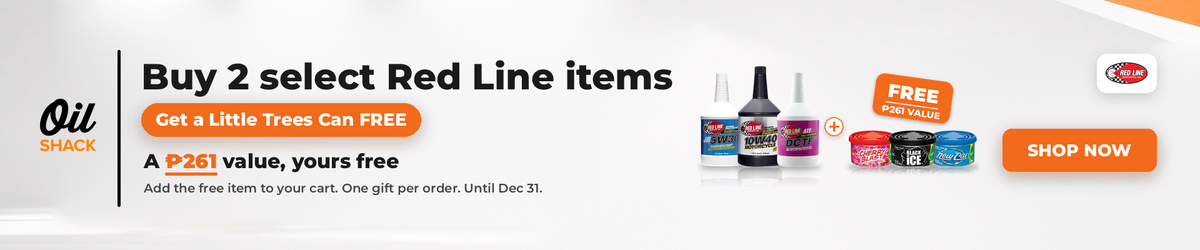 Buy 2 select Red Line items, get a Little Trees Can FREE