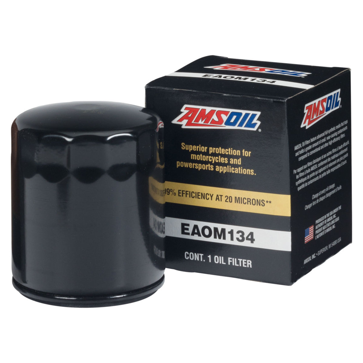AMSOIL EAOM134 Oil Filter (HARLEY DAVIDSON)