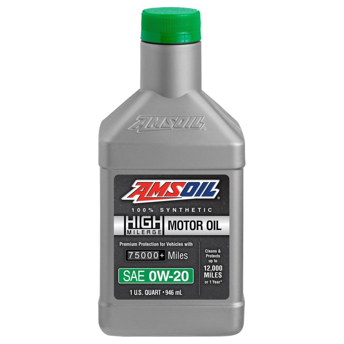 AMSOIL High Mileage 0W-20 Fully Synthetic Engine Oil (HM020)
