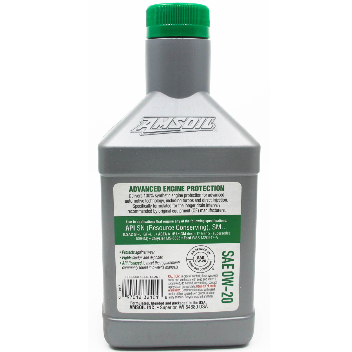 AMSOIL 0W-20 OE Series Fully Synthetic Engine Oil (OEF)