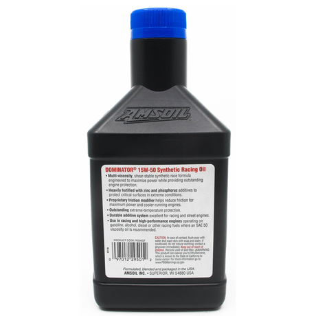 AMSOIL DOMINATOR 15W-50 Fully Synthetic Engine Oil