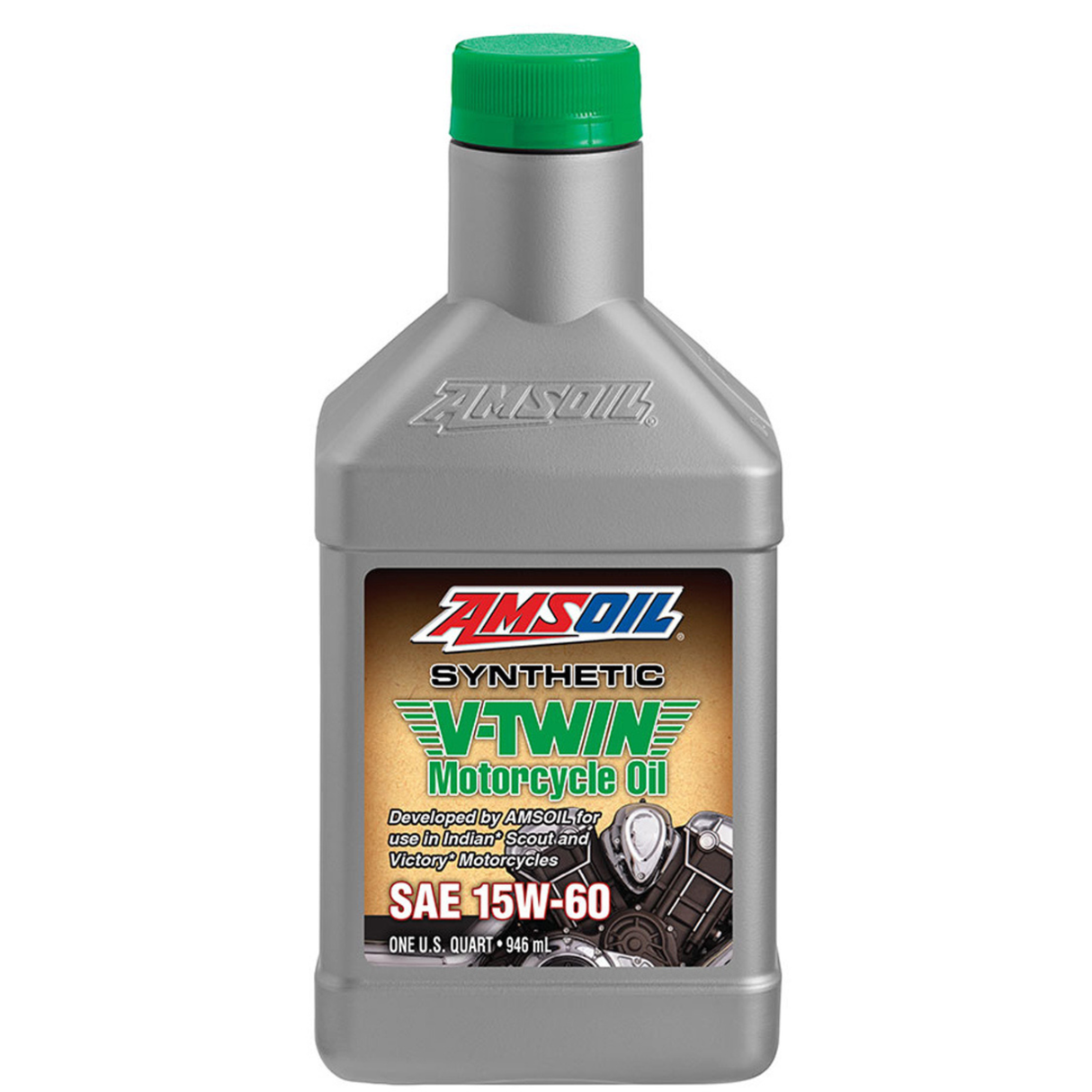 AMSOIL 15W-60 V-Twin Fully Synthetic Engine Oil