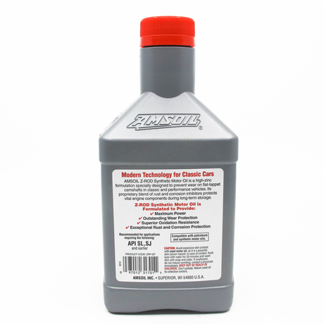 AMSOIL Z-ROD 20W-50 Fully Synthetic Engine Oil