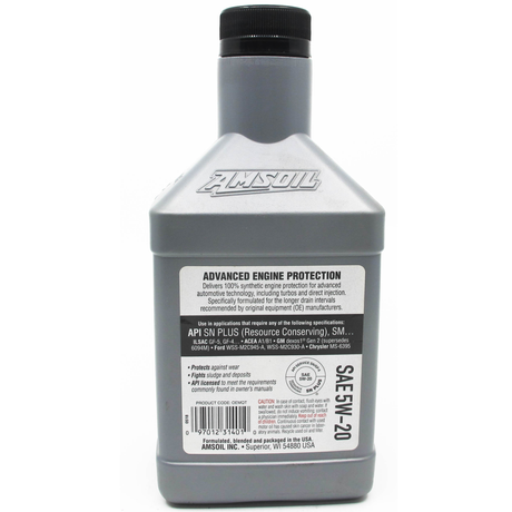 AMSOIL 5W-20 OE Series Fully Synthetic Engine Oil