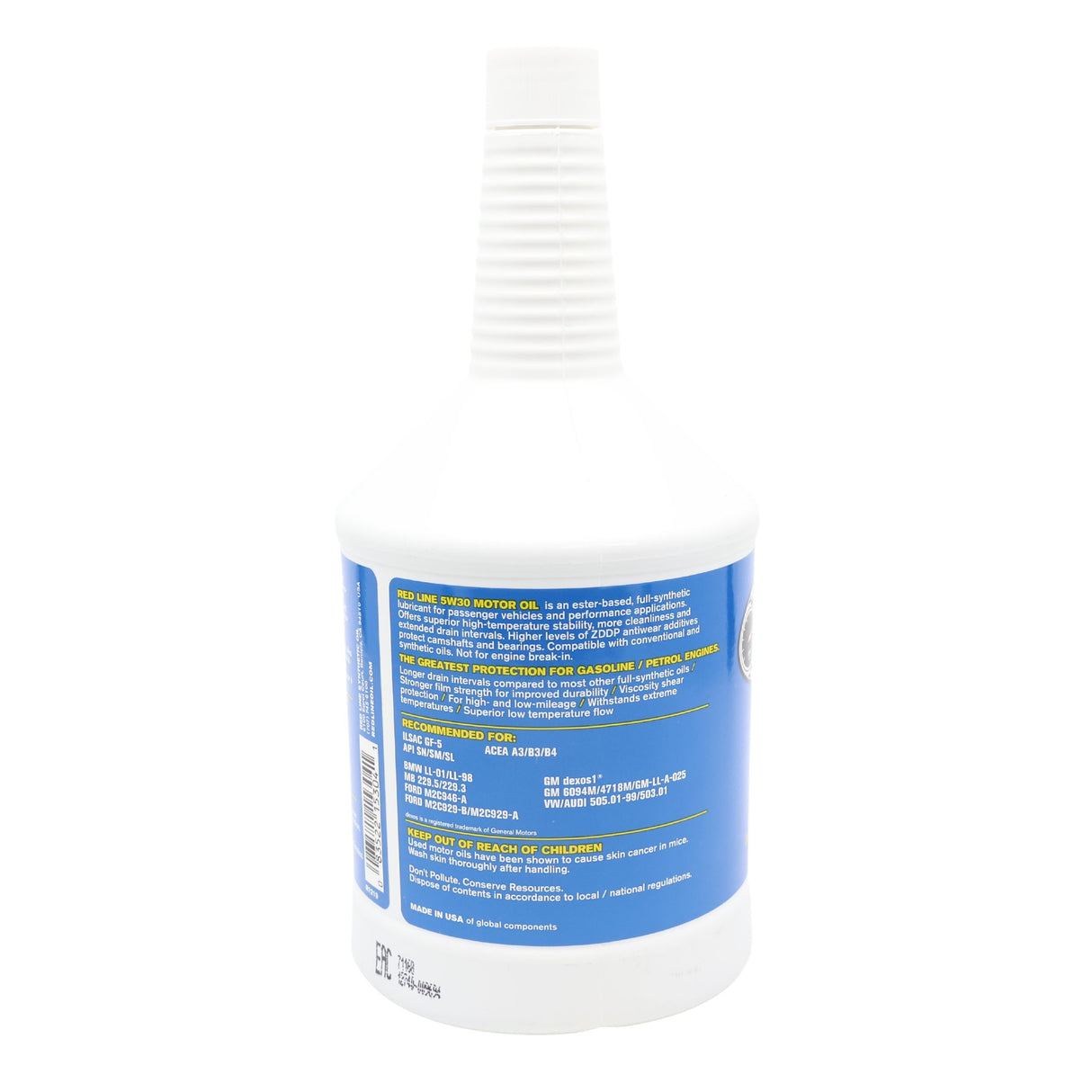 RED LINE 5W30 MOTOR OIL (1 QUART)