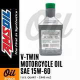 AMSOIL 15W60 V-TWIN ENGINE OIL FULLY SYNTHETIC (1 QUART)