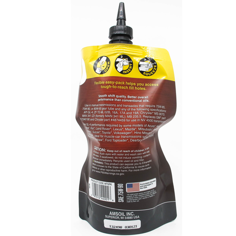 AMSOIL Manual Transmission and Transaxle Gear Lube Fully Synthetic (MTG)