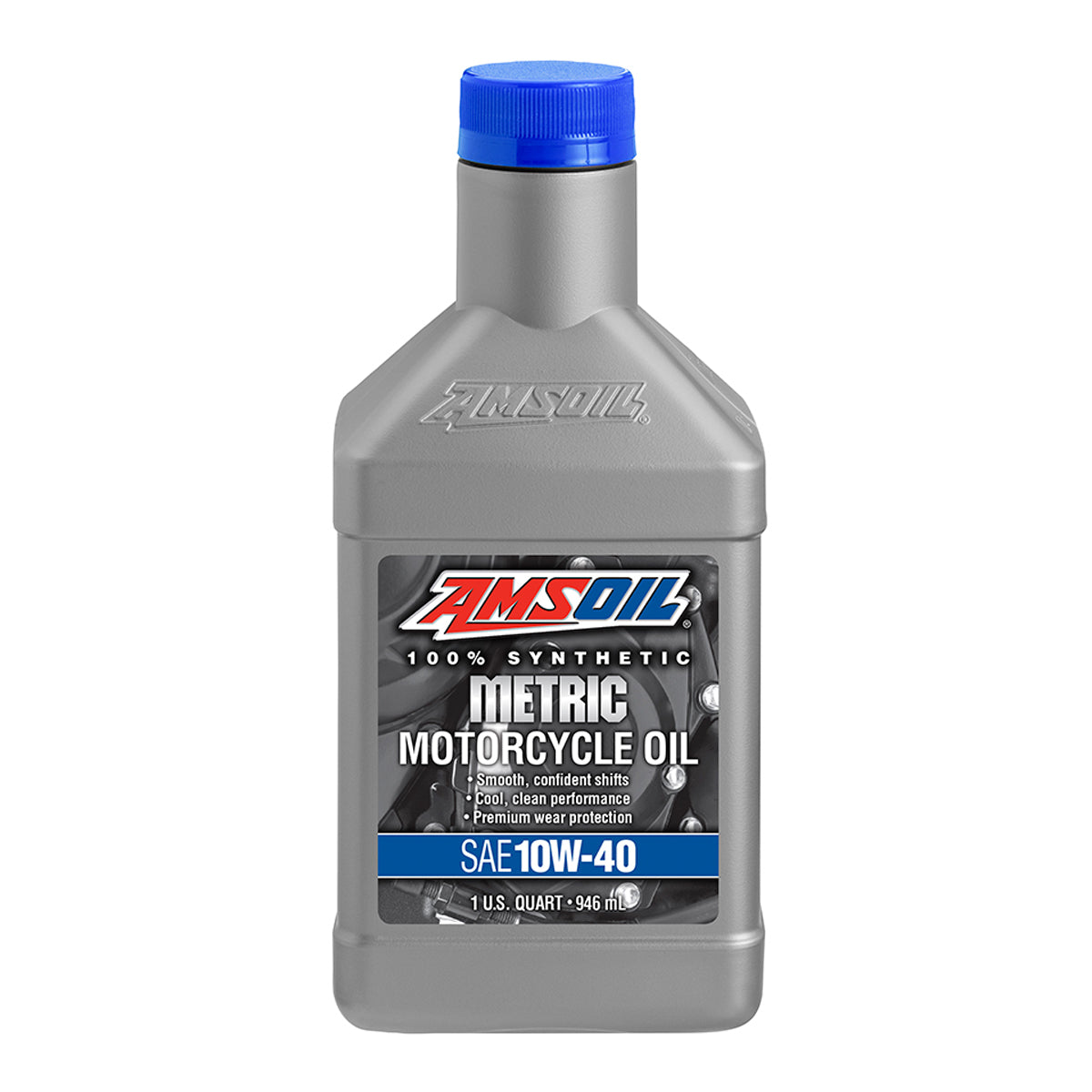 AMSOIL 10W-40 Metric Fully Synthetic Engine Oil (MCF)