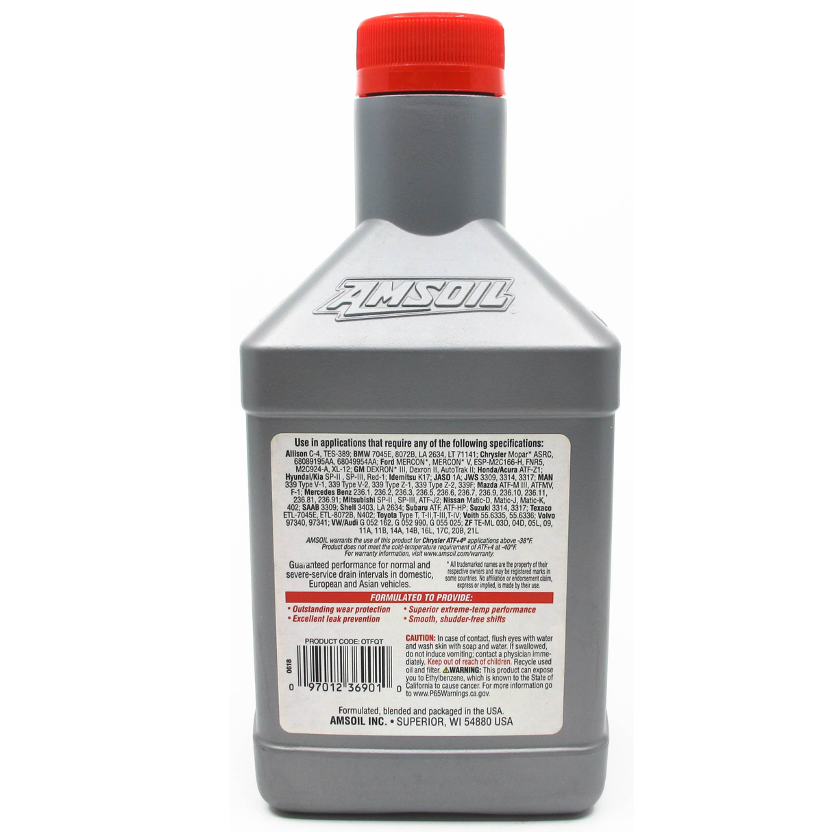 AMSOIL ATF MULTI VEHICLE OE SERIES FULLY SYNTHETIC (1 QUART)