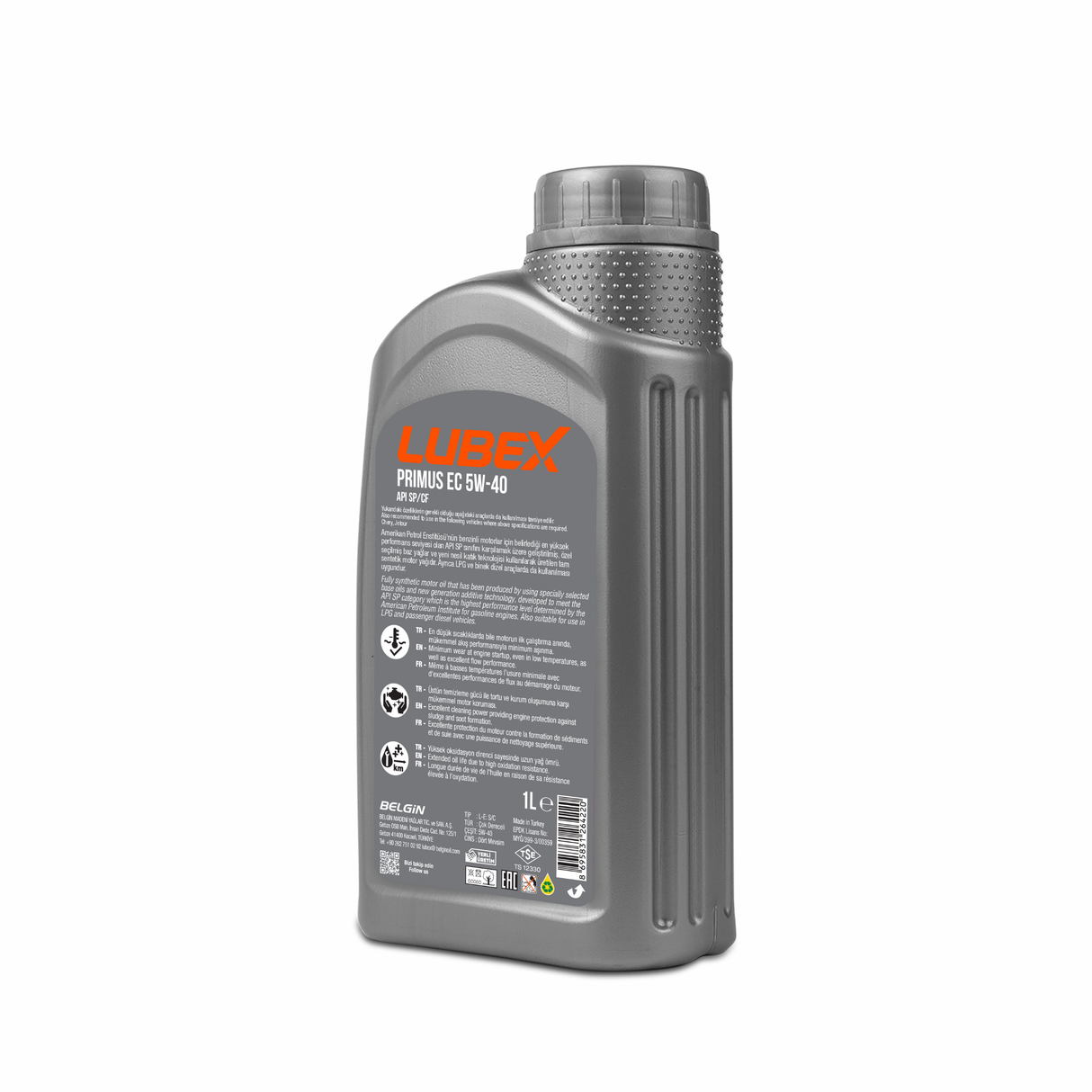 LUBEX | PRIMUS EC 5W-40 | FULLY SYNTHETIC MOTOR OIL