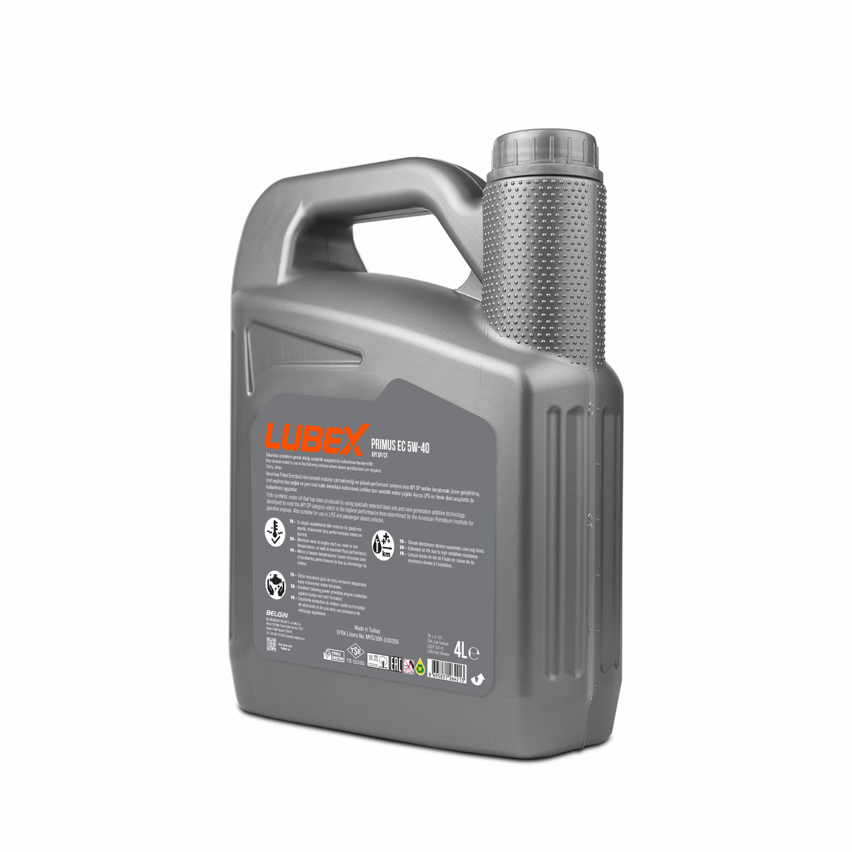 LUBEX | PRIMUS EC 5W-40 | FULLY SYNTHETIC MOTOR OIL