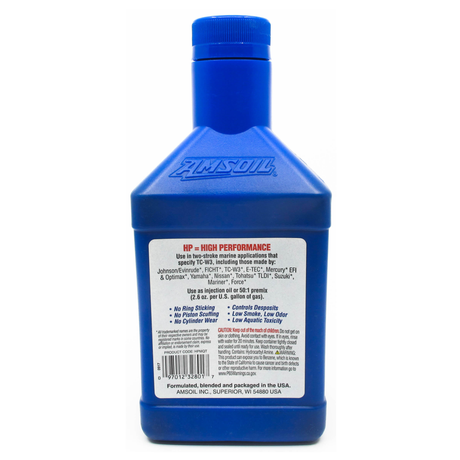 AMSOIL HP Marine 2-Stroke Fully Synthetic