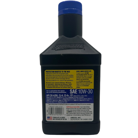 AMSOIL 10W-30 Diesel Max-Duty Fully Synthetic Engine Oil (DTT)