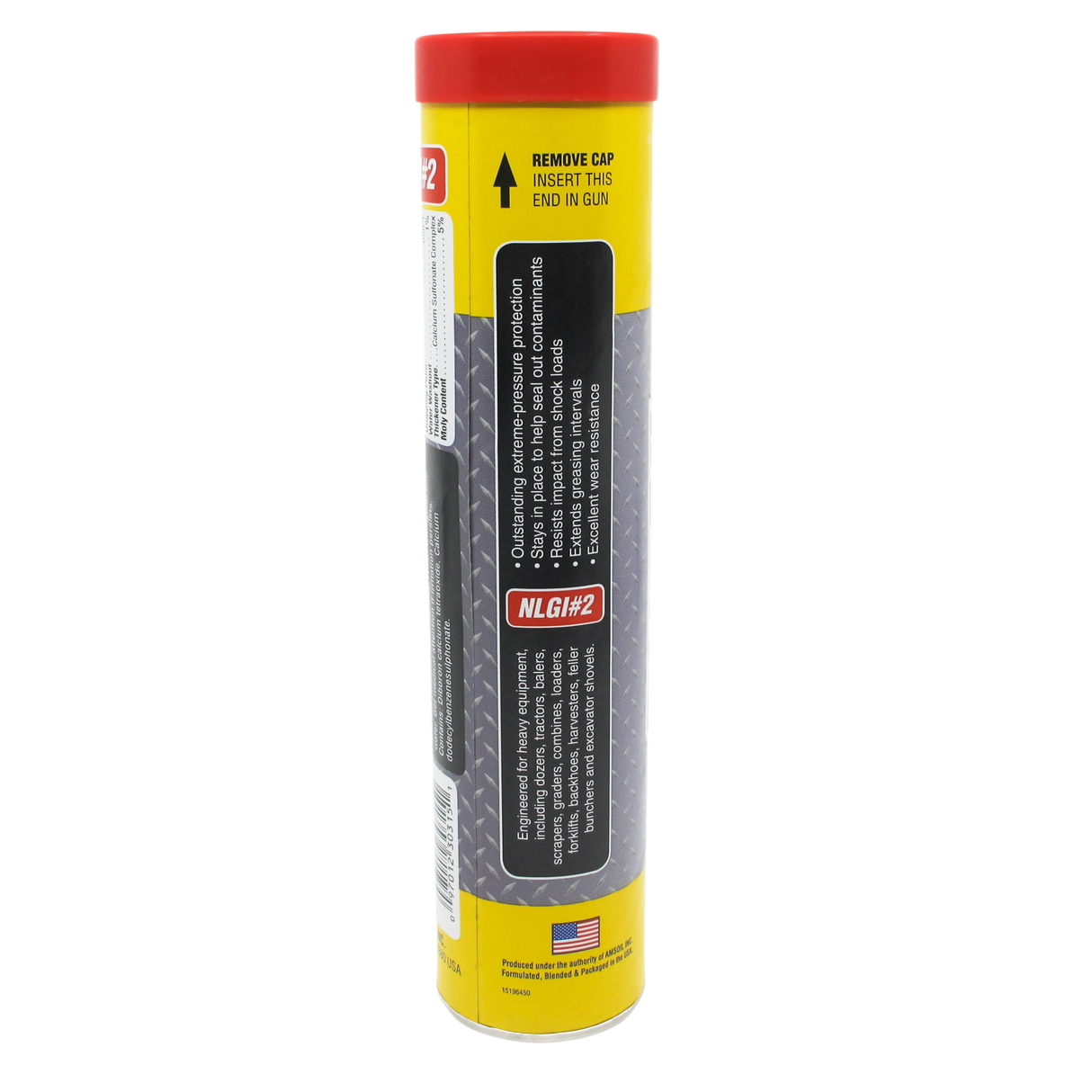 AMSOIL Polymeric Off-Road Grease NGLI #2 Synthetic (15oz Cartrdige)